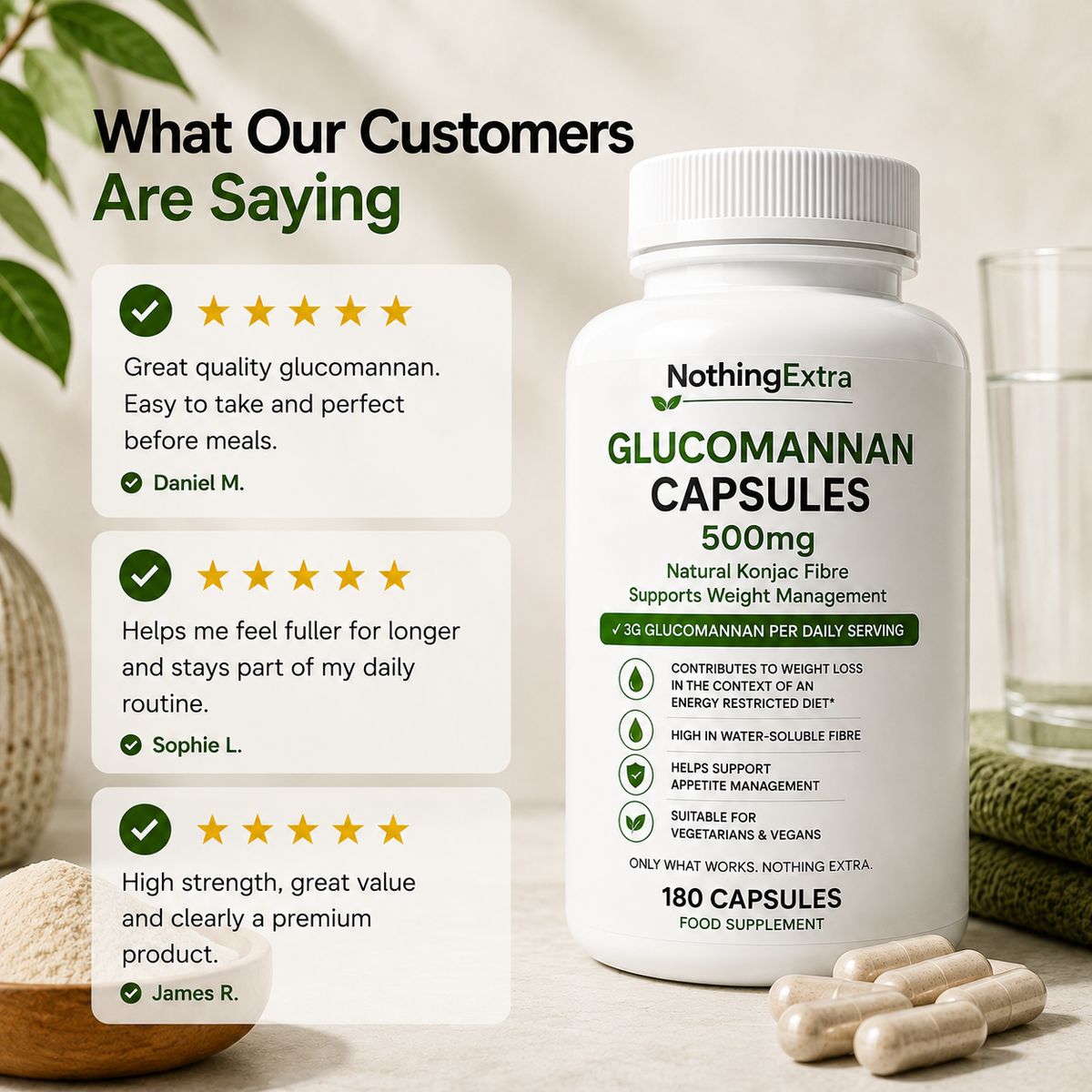 Glucomannan Capsules