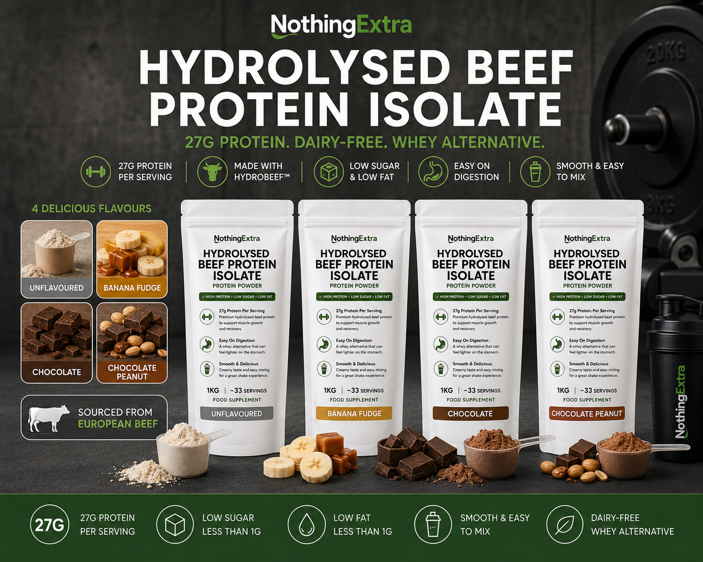 Hydrolysed Beef Protein Isolate