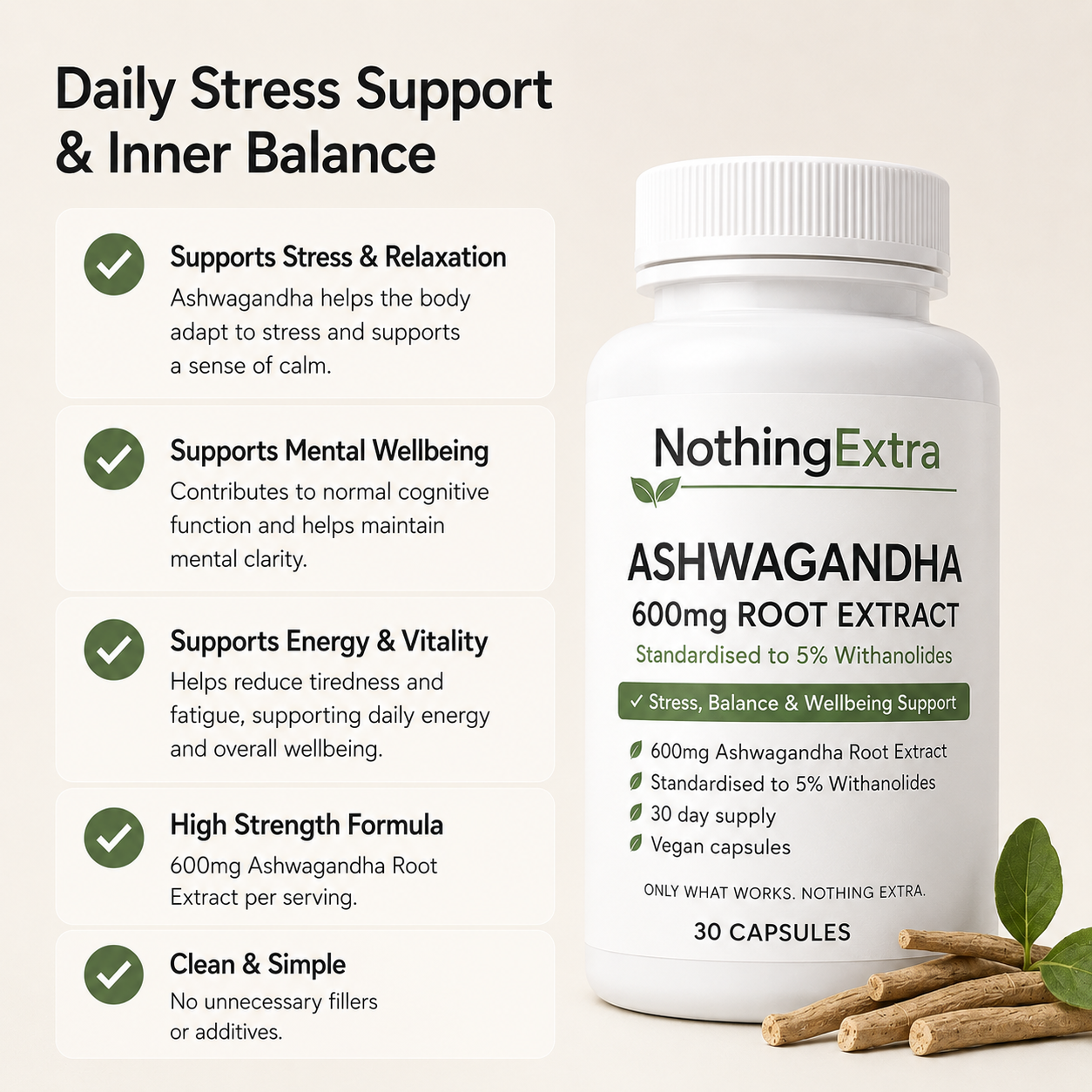 Ashwagandha KSM-66 600mg