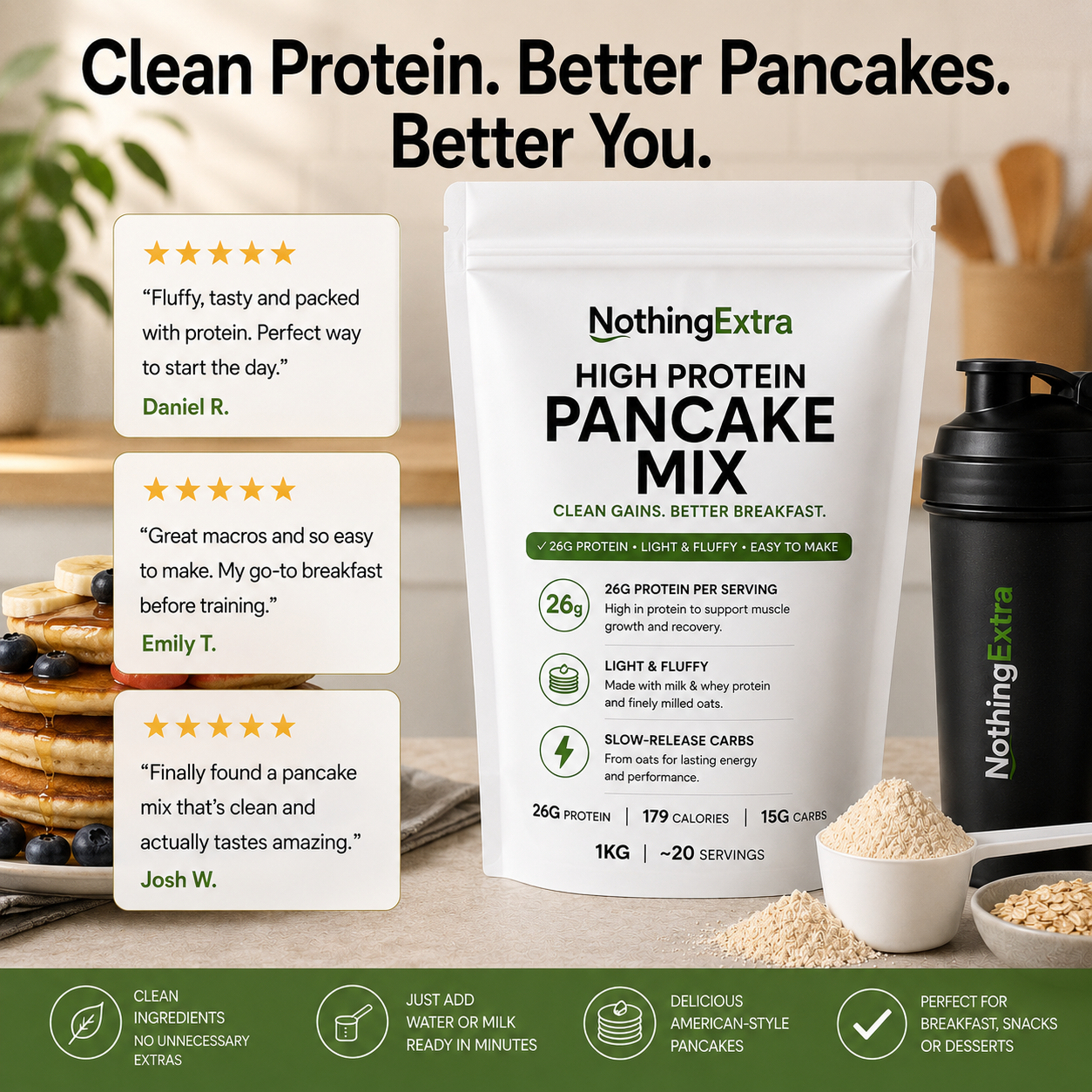 High Protein Pancake Mix