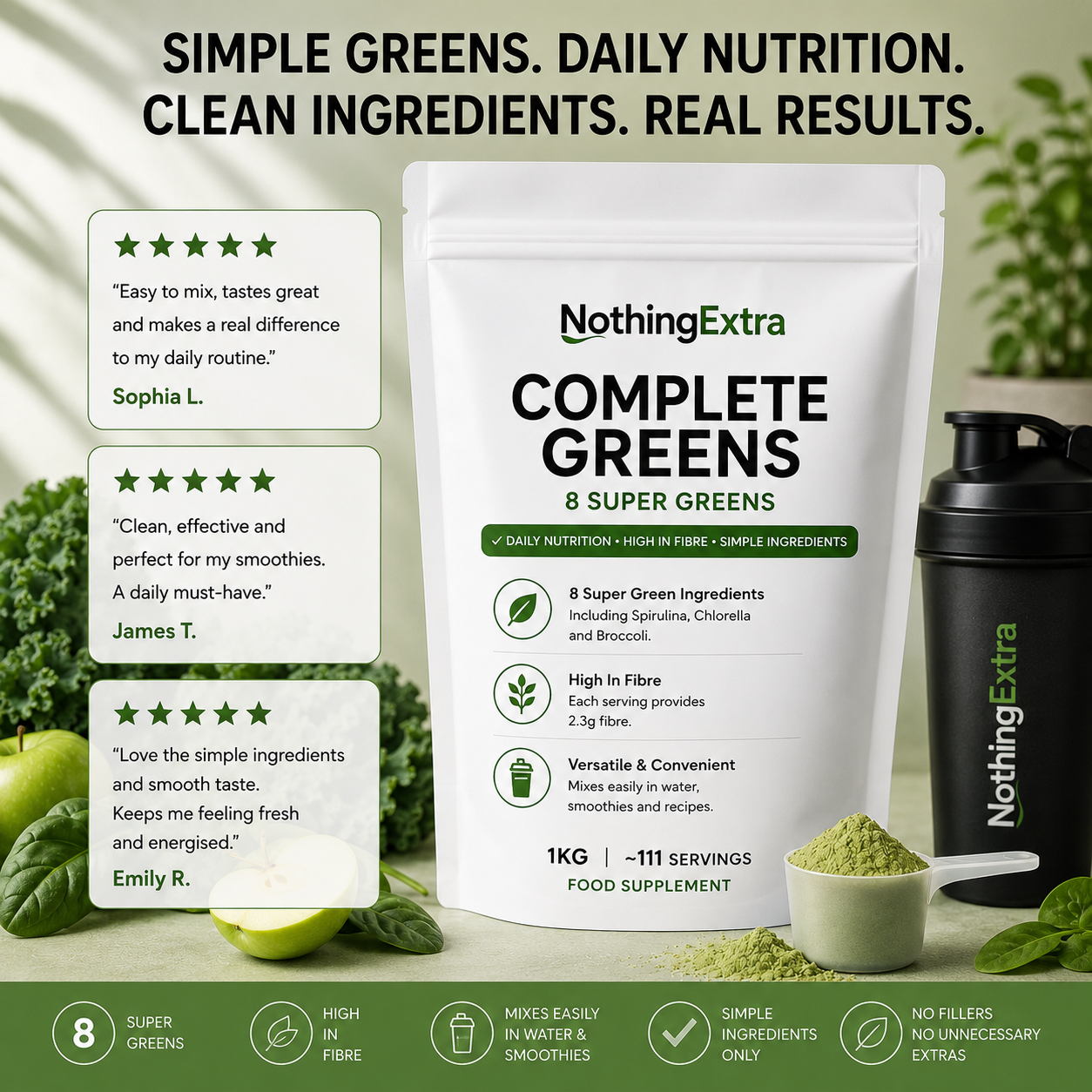 NothingExtra Complete Greens