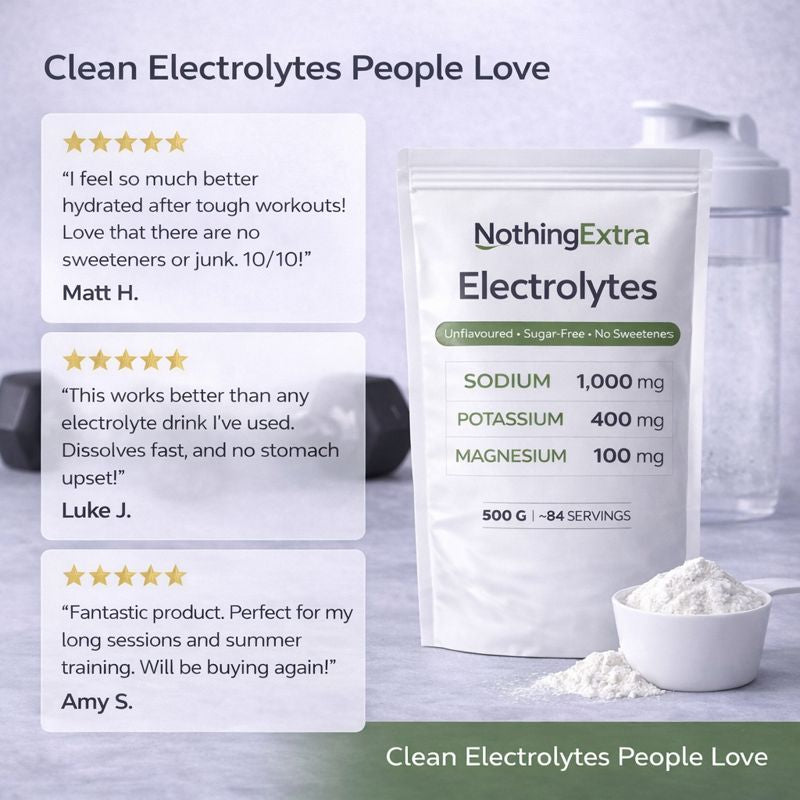 Electrolyte Powder 500g | Pure Hydration Formula | NothingExtra