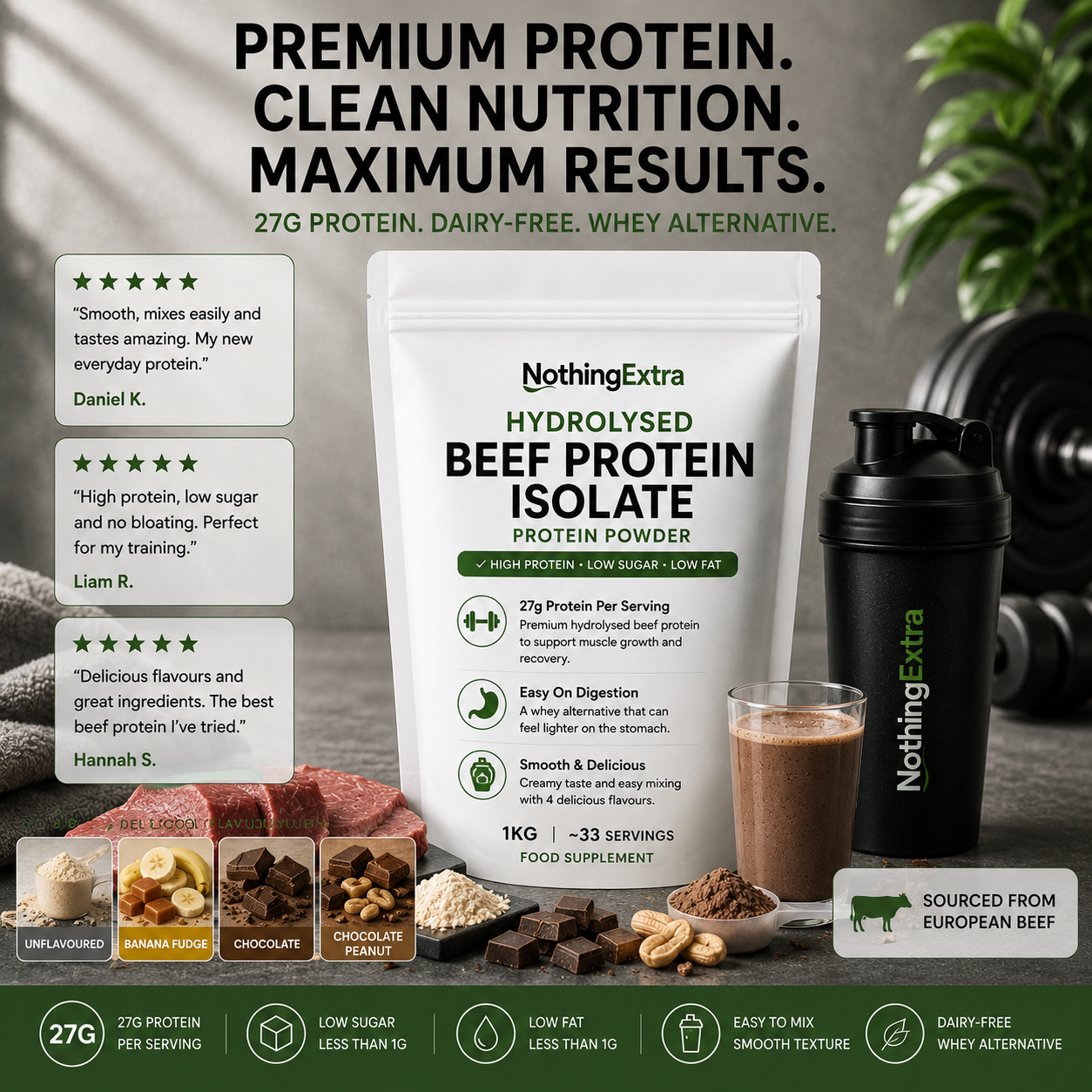Hydrolysed Beef Protein Isolate