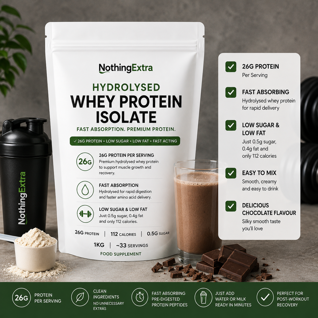Hydrolysed Whey Protein Isolate