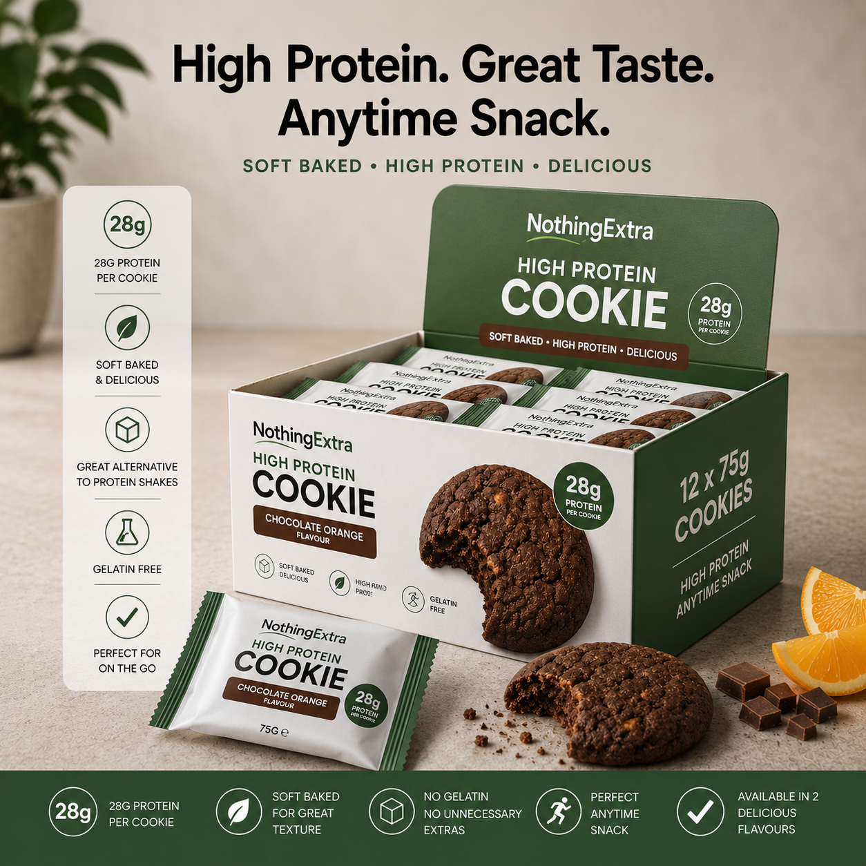 High Protein Cookie 75g