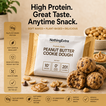 Peanut Butter Cookie Dough Protein Balls