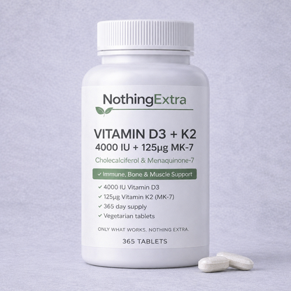 Vitamin D3 + K2 MK7 Tablets