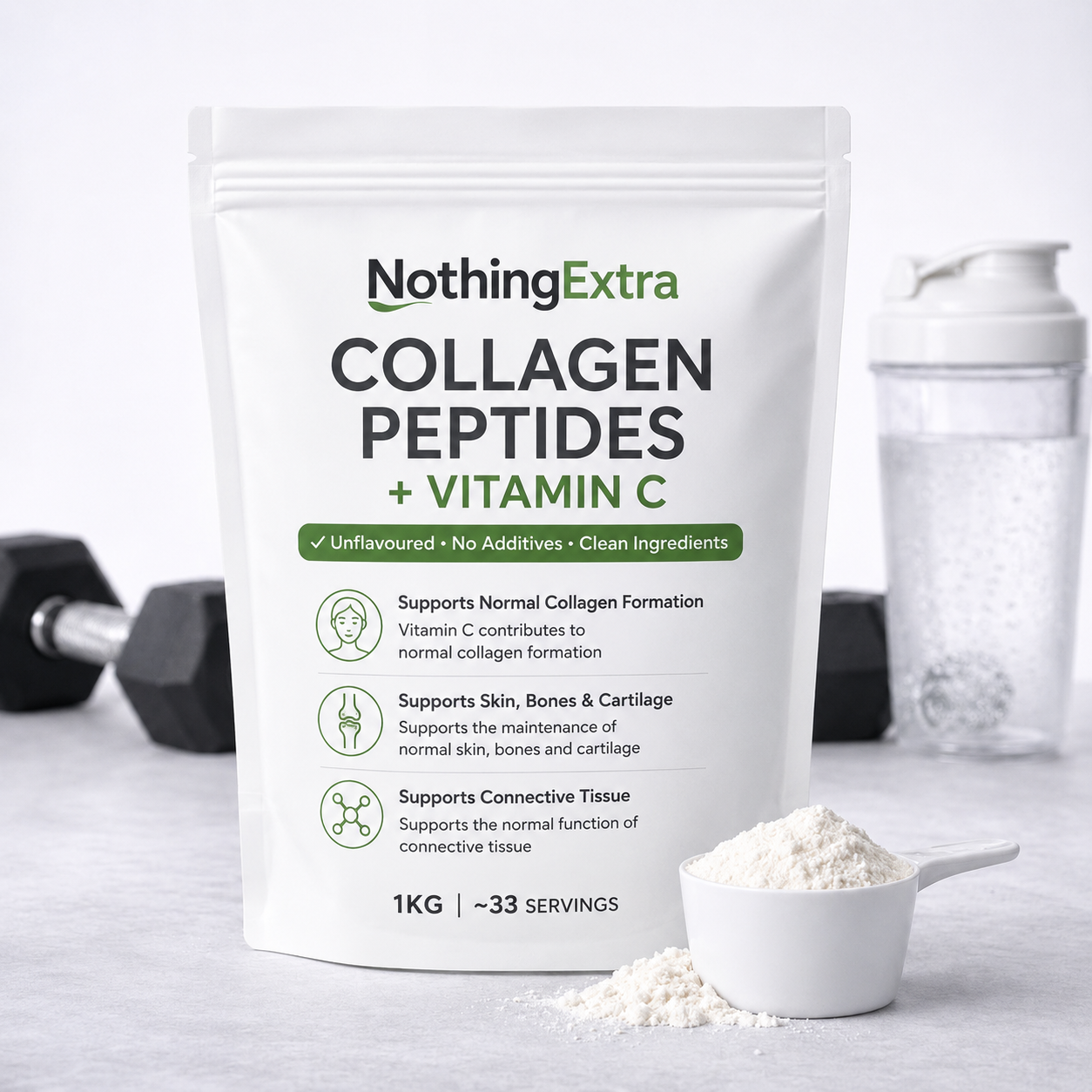 Hydrolysed Collagen Peptides + Vitamin C
