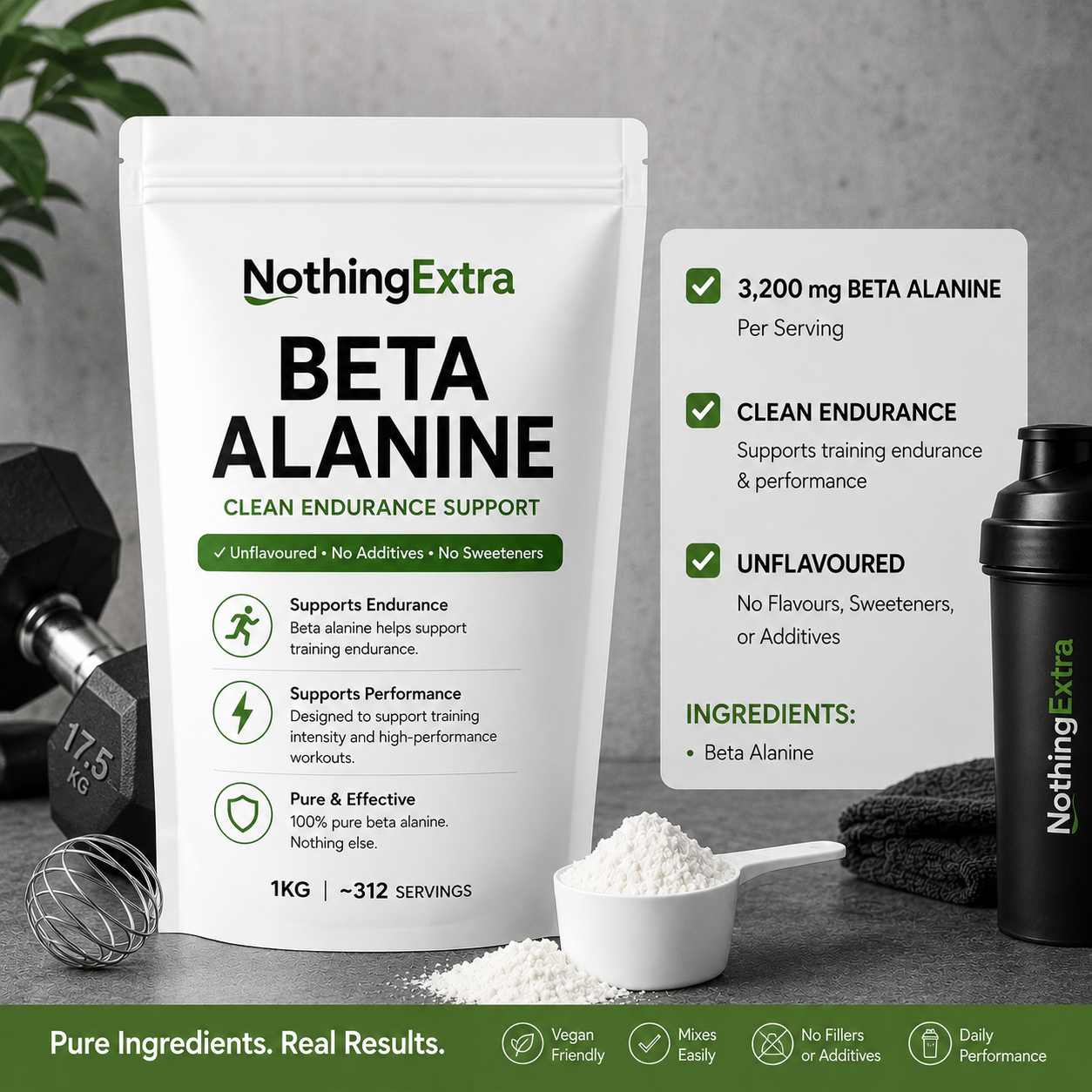Beta Alanine Powder | Clean Endurance Support
